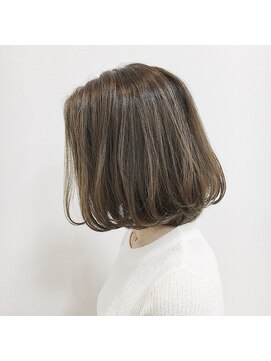 ソワンドゥブレス 大日店 (soin de brace) ○バレイヤージュ×ボブ