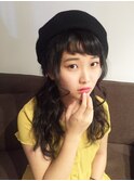 【下北沢＊I'll b hair＊】黒髪ワイドバング