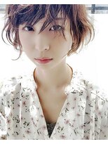 エルブロッサム 北上尾店(L-Blossom)&nbsp;20代30代40代ショートパーマ　大人のラフショート２