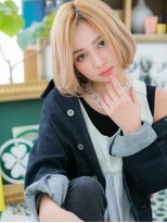 カバーヘア イヴ 戸頭店(COVER HAIR EVE)&nbsp;*EVE戸頭*外国人風カラー★印象やわらかAラインボブｂ