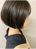 切りっぱなしボブ