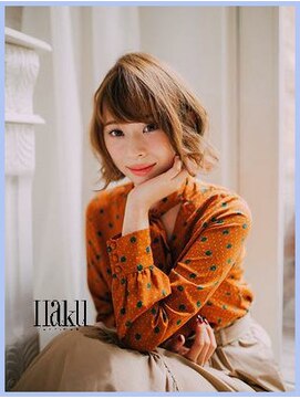 ヘア メイク ハク 横浜(hair make Haku) フェザーボブスタイル