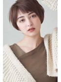 大人可愛い丸みショート