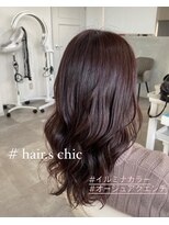 ヘアーズチーク(hair.s chic)&nbsp;ロング×ルビーカラー