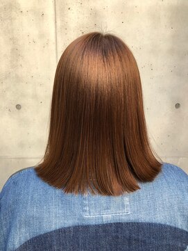 ナイン 田辺(nine) 髪質改善サプリカラー大人ミディアムボブ