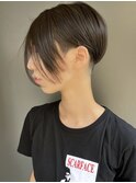【morio池袋】アシンメトリーツーブロック黒髪ショート♪