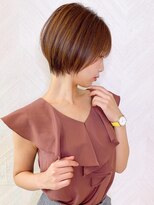 ロンド ストラーダ 心斎橋(Lond strada)&nbsp;ショート×ハイライト白髪ぼかし×シルキーベージュ[心斎橋]