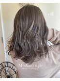 細ハイライトミディアムスタイル