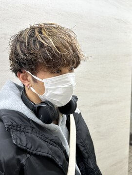 ヒロギンザ 御徒町店(HIRO GINZA) マッシュ+ナチュラルパーマ