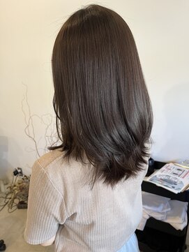 レポヘアー(Repos hair) シースルーバングうる艶髪艶感似合わせカット美髪大人美人