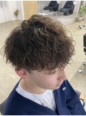 波巻きパーマ/メンズマッシュ/ツーブロック/大人メンズヘア