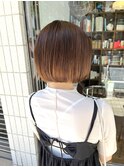 あごラインショートボブ