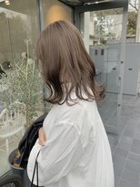 ローウェ 二子玉川(Louwe)&nbsp;ボブ/大人かわいい/フェザーバング/透け感グレージュ
