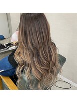 ラル(Lull)&nbsp;【ラテグレージュ×バレイヤージュ】シャドールーツ/天神/今泉