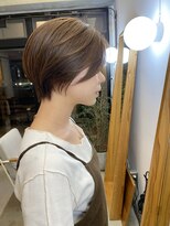 サロウィン 那覇店(SALOWIN)&nbsp;ショートヘアーメルティーカラーくすみベージュマロンベージュ