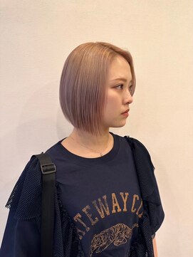 ナチュラルスポット(Natural Spot) ハイトーンカラー[カット+カラー/ミルクティーアッシュ/北九州]