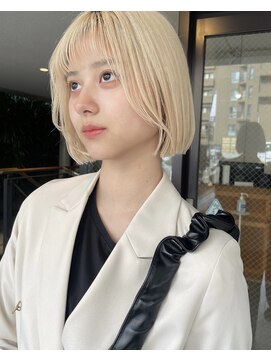 カイラ(KAILA) ショートボブナチュラルボブショートカットボブ前髪あり◎杉本