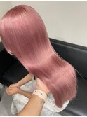 10099韓国ラベンダーパープル髪質改善透明感カラーストレート