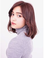 アイスバーグ ウェスト 清澄白河(eyesburg W/est)&nbsp;20代30代大人可愛いエアリーボブピンクラベンダー艶透明感