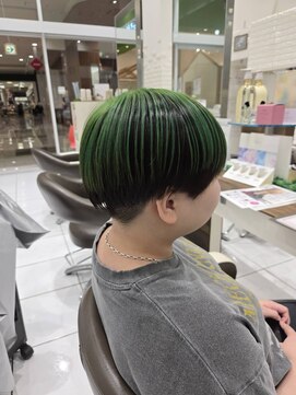 アルバ 津城山店 アンブレラカラー