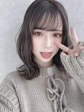 ラナ カスガイ(Lana KASUGAI) 黒髪/ボブルフ/ネビージュ/小顔/ワンレン/春日井/髪質改善/前髪