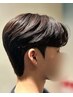 【key指名限定】メンズデザインカット+ダウンパーマ+カラー