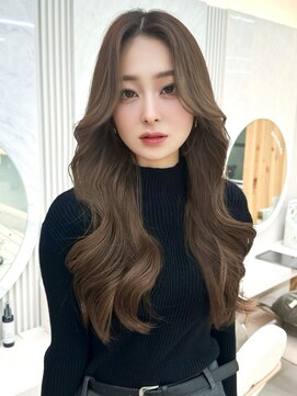 アマトウキョウ アユンチェ(AMA TOKYO×AYUNCHE) 韓国ヘア　2wayバング  レイヤーカット くびれヘア  顔周り/