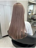 11476ミルクティーベージュ髪質改善ストレートマロンベージュ