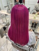 ヘアーアンドメイク ニューヨークニューヨーク 姫路店(Hair&Make NYNY)&nbsp;ビビットピンク　ハイトーン