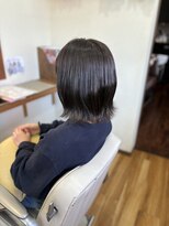 ココカラヘアー プラス(cococara‐hair plus)&nbsp;外はねボブ×透明感オリーブカラー