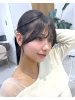 アマトウキョウ アユンチェ(AMA TOKYO×AYUNCHE)&nbsp;韓国ヘア　2wayバング  レイヤーカット くびれヘア  顔周り/