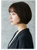 ボブ+内巻きパーマ