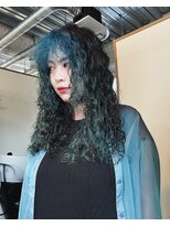 アクセヘアー 町田(acce hair) ロングウェーブとインナーブリーチ