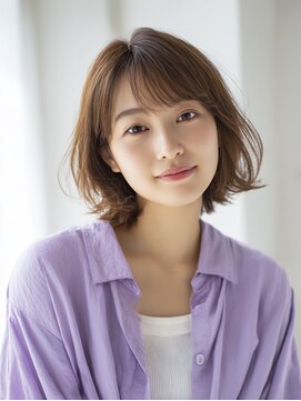 ニスル 上尾店(NISURU) 似合わせカット/大人ガーリー/ダークアッシュ/着物/上尾/上尾駅