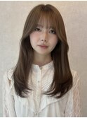 【Shiori】ミルクティーベージュ/韓国ヘア/髪質改善/心斎橋