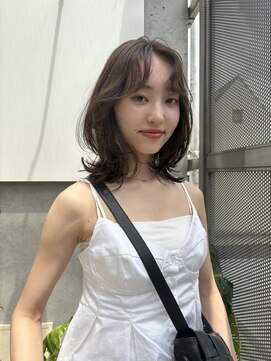 エクテ(ecouter) くびれレイヤー×透け感ブラウン