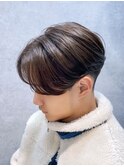 MEN’S HAIR/サーフカール/刈り上げセンターパート/渋谷