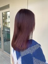 ベースヘアーデザイン(BASE HAIR DESIGN)&nbsp;レッドカラー ケアブリーチ 暖色系カラー  レディース 宇都宮