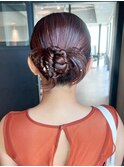 おくれ毛ロング韓国ヘア顔周りレイヤー_ba565023