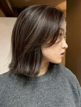 ダイアモンドリリーキートス(Diamond Lily kiitos) 黒髪カタログ/クラゲヘアー/オリーブグレー/一宮