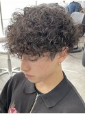 渋谷メンズパーマツイスパ波巻きパーマシャドウパーマウルフ◆