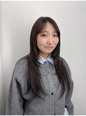 ロングレイヤー×黒髪ロング