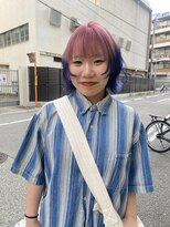 キピ(KIPI)&nbsp;【アカネ】ピンク×ネイビールーツカラー