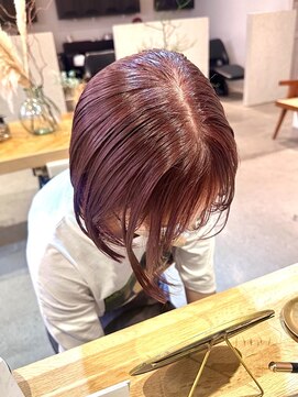 ディッセンバー 神宮前(December) 暖色カラー/ピンクカラー/ケアブリーチ/渋谷