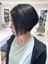 ステア ケース(stair case)&nbsp;大人ショート/ショートボブ/白髪ぼかしハイライト/銀座/武蔵小杉