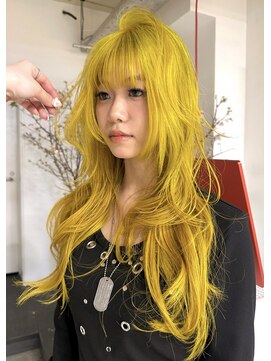 ゾーイダイミョウ(ZOEY daimyo) yellow/ハッシュカット