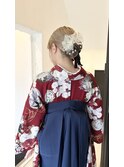 卒業式ヘアセット