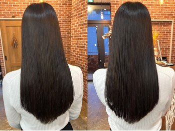 ヴィップルーム(viproom)の写真/［本気の髪質改善トリートメントストレート￥12000クセやうねりを抑えボリュ-ムダウン。本物の髪質改善。