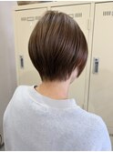 似合わせカット+透明感カラー