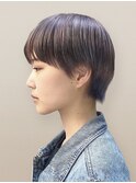透明感グレージュ×ハンサムショート◎20代30代春カラー